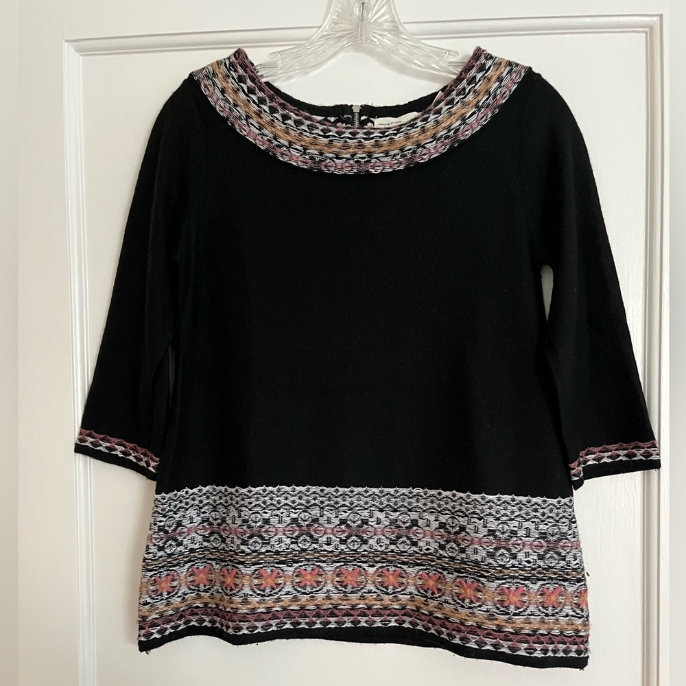 Anthropologie Fair Isle Sweater